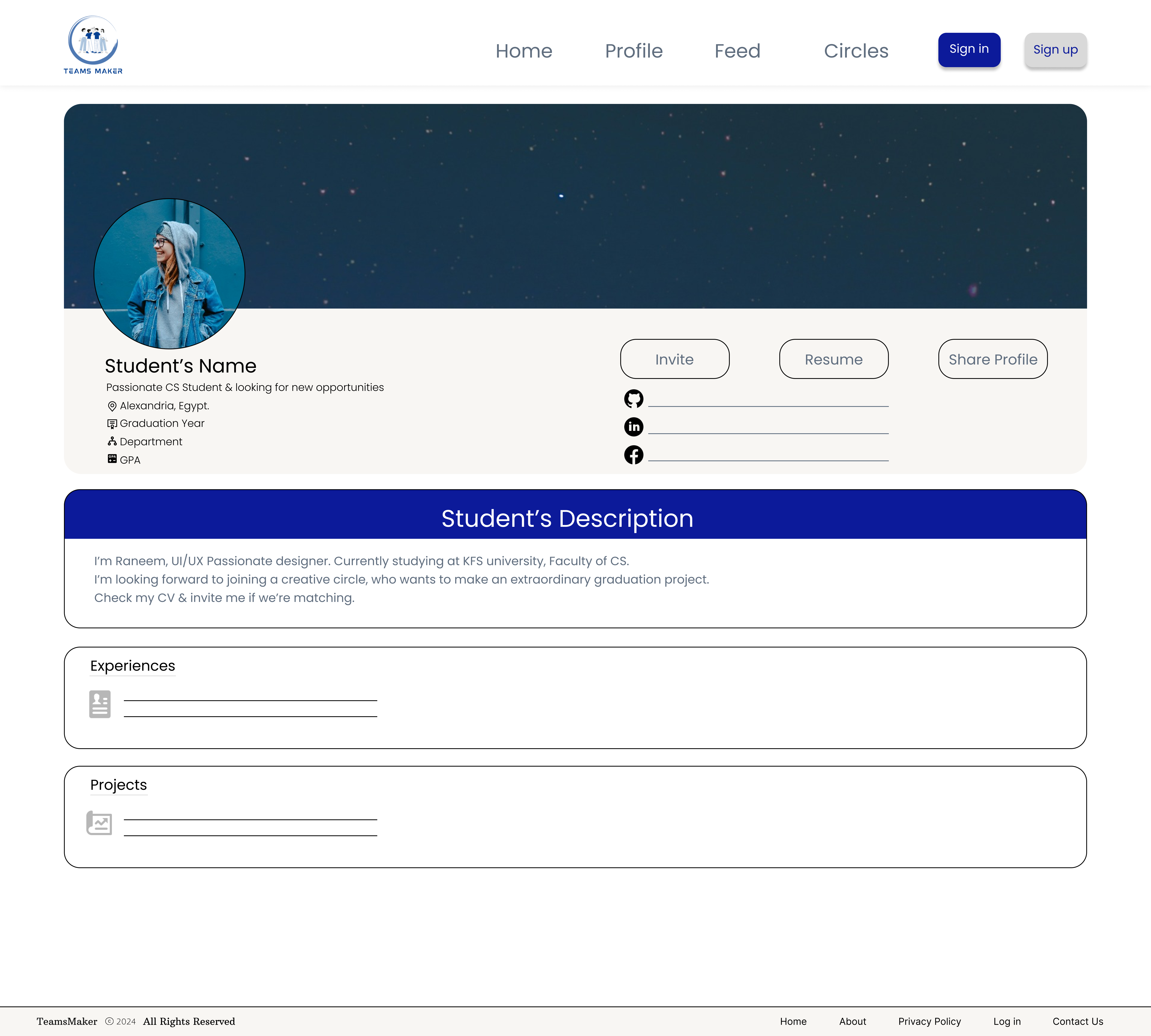 TeamsMaker (Graduation Project)